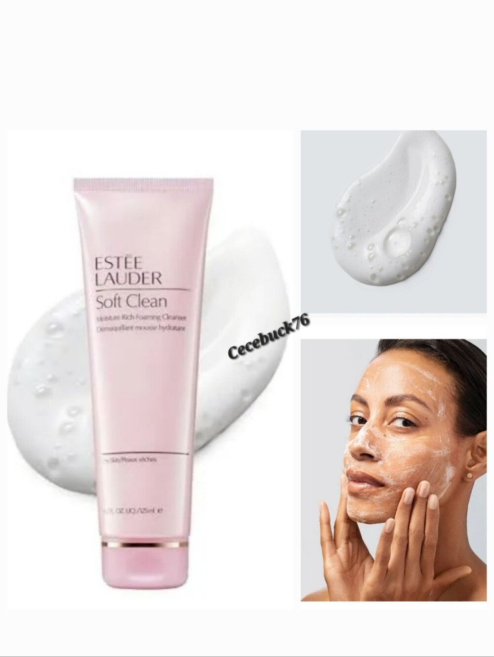 🌺Estee Lauder Soft Clean Moisture Rich Foaming Facial Cleanser